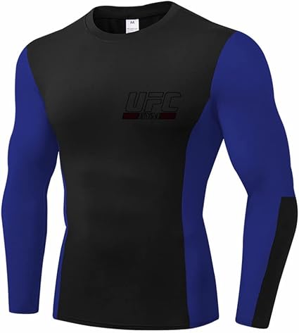 Men's Long-Sleeved Workout Clothes, UFC 