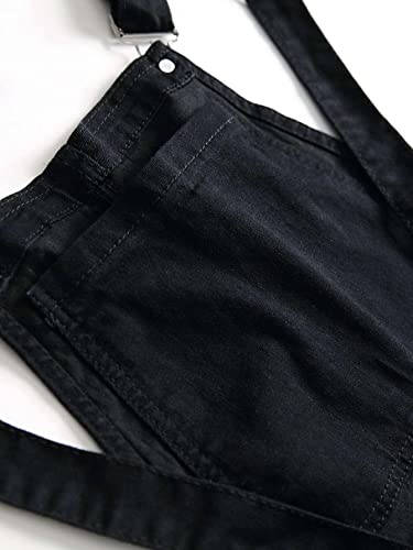 mens cargo pants relaxed fit Cotton Ripped Zipper Denim Plain4