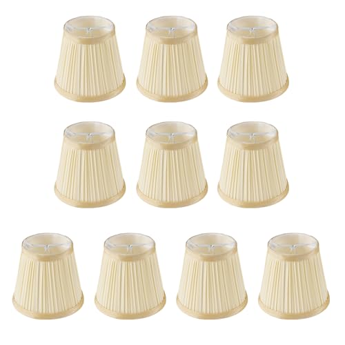 Set of 10 Small Lamp Shade Chandelier 4.9"X3.34"X4.33" by Homkin - Used condition - US$41.59