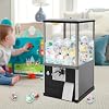 Commercial Vending Machine w/Stand, 25 Cent Coin Operated Metal Candy Dispenser Machine w/ 4 Keys for Game Stores Retail Stores Amusement Parks