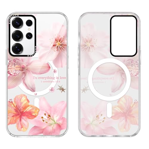 Coque Samsung S25 Ultra 5G transparente en TPU haut de gamme MagSafe