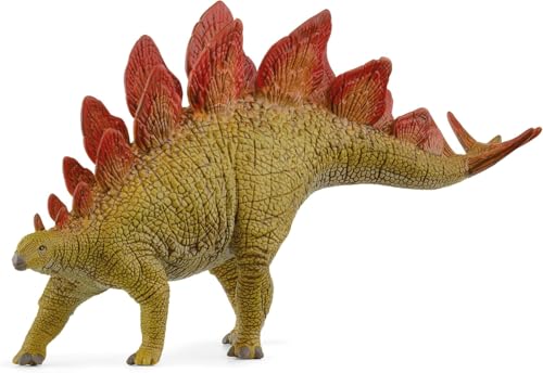 schleich Dinosaurs - 8” Stegosaurus Figurine with Realistic Bony Plates and Spiked Tail - Dinosaur Toy for Screen-Free Fun - Jurassic Animal Figure...