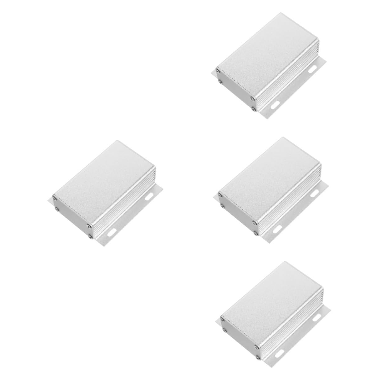 HOMSFOU 4stücke Aluminium Gehäuse Wetterfeste Projektbox Für Elektronik Tragbar Robust Vielseitig Einsetzbar Für -projekte Und Industrielle Anwendungen