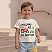 Big Brother Shirt for Toddler Baby Boy Promoted to Big Brother Announcement T-Shirt Kids Summer Short Sleeve Tee (Beige 2 Tractors, 3-4 Years)