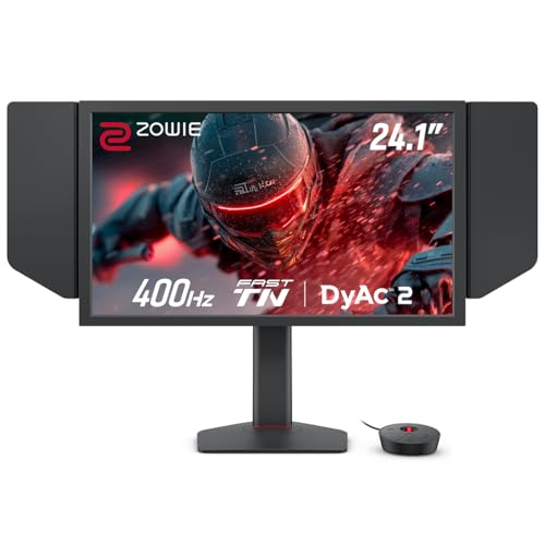 Monitor Gamer BenQ ZOWIE Xl2566x+ para PC com 24.1', 400Hz, 1ms, Shielding Hood, Tecnologia DyAc 2.0, Color Vibrance, Black eQualizer, S Switch