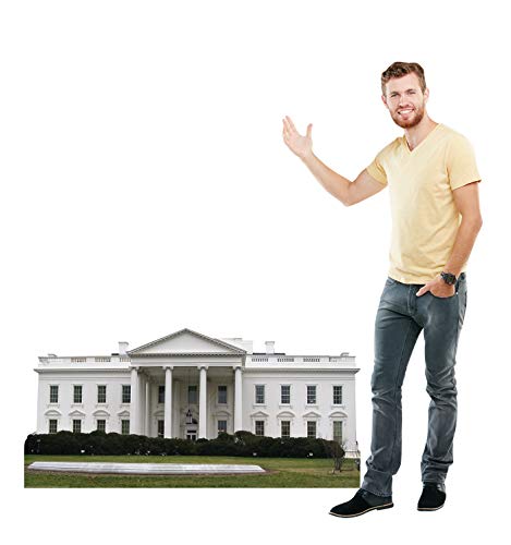Image of Cardboard People White House Life Size Cardboard Cutout Standup