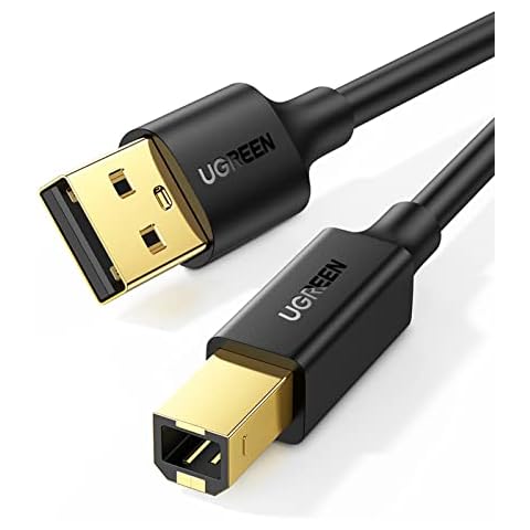 UGREEN USB Printer Cable - USB A to B Cable Cover