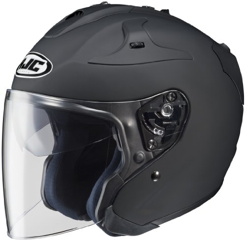 HJC 640-615 FG-JET Open-Face Motorcycle Helmet (Matte Black, X-Large)