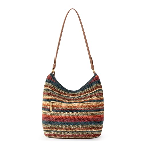Image of The Sak Sequoia Hobo Bag - Hand Crochet Large Women's Purse for Everyday & Travel - Durable Handbag & Tote With Zipper Pocket