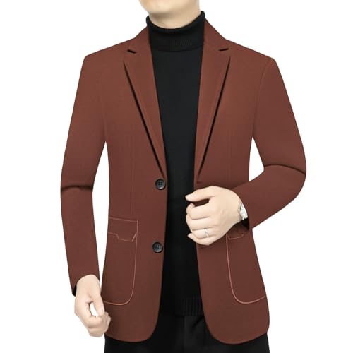 Blazer pour homme léger au tissu mince et coupe ajustée polyvalente