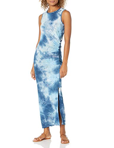 Buffalo David Bitton Damen Tropicana Midikleid mit Rüschen Lässiges...