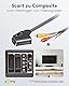 Goobay 50365-GB Scart-Adapterkabel; Scart zu Composite Audio Video; IN/OUT Scartstecker (21-Pin) > 3x Cinch-Stecker, 3 Meter