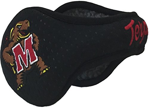 180's Unisex NCAA Maryland Terrapins Terps Behind-The-Head Winter Ear Warmer, Black