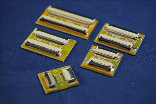 Gimax 20 pcs Flexible Flat Cable FFC FPC Extension PCB Pitch 0.5 mm 6 8 10 12 14 16 20 22 24 26 30 32 36 40 45 50 54 60 Pin to 0.5mm - (Color: 30 Pin)