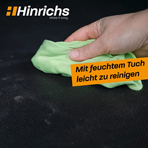 Hinrichs Antirutschmatte Auto 120 x 100 cm - Kofferraummatte - Anti Rutsch Matte Auto, Schmutzfangmatte & Schubladenmatte - Gummimatte Auto - rutschfeste Unterlage inklusive Parkscheibe