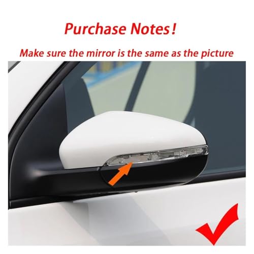 Intermitentes dinámicos Golf MK6 para renovar los espejos intermitentes del coche 5