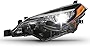 ACANII - For 2017-2018 Toyota Corolla L LE ECO Factory OE Style LED Projector Headlight Headlamp LH Left Driver Side