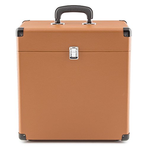 AUNA Vinylbox – Coffret à vinyles Style rétro en Cuir Boite de Rangement pour 30 disques avec Bordures renforcées et… - Les Beatles, Paul McCartney, John Lennon, RIngo Starr, George Harrison AUNA Vinylbox - Coffret à vinyles Style rétro en Cuir Boite de Rangement pour 30 disques avec Bordures renforcées et… – Image 5