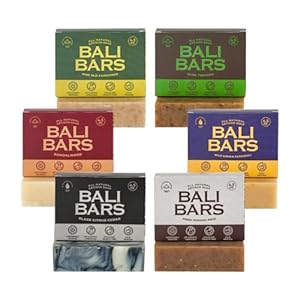 Mens Natural Soap Bar - Bali Bars Men All Natural Cold Process Castile Bath Body Soap Bar For Men with Premium Essential Oils Vegan Handmade (6pcs of 4.5oz Each) Gift Set Mens Natural Soap Bar Bali Bars Men All Natural Cold Process Castile Bath Body Soap Bar For Men with Premium Essential Oils Vegan Handmade 6pcs of 45oz Each Gift Set
