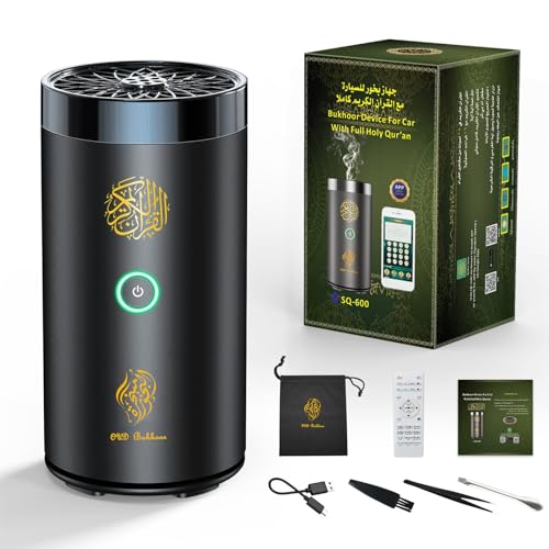 2 in 1 Elektrischer Weihrauchbrenner mit Quran Lautsprecher,...