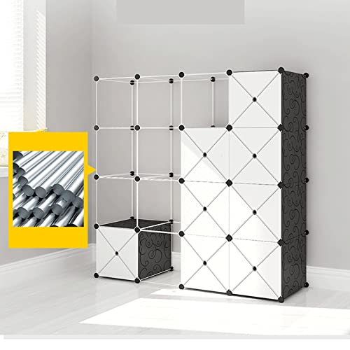 Portable Closet Wardrobe Cube Wardrobe Portable Wardrobe Combination Wardrobe Space Saving Modular Cabinet Foldable Wardrobe Closet Portable Wardrobe (Size : Grey) 4 Portable Closet Wardrobe Cube Wardrobe Portable Wardrobe Combination Wardrobe Space Saving Modular Cabinet Foldable Wardrobe Closet Portable Wardrobe (Size : Grey) - Image 4