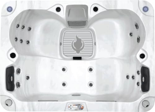 Liberty Spas KH-10205 Model LYS4000 Plug & Play 4 Person Spa; 120V 15A; Double Lounger; 20 Adjustable Hydrotherapy Jets; Glacier Filtration; Bluetooth Audio; LED Lighting