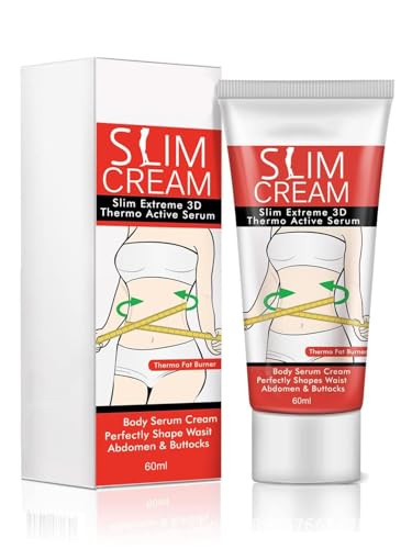 Crema Reductora, Gel de Masaje Quemagrasas, Anticelulítico, Reafirmante y Adelgazante para Abdomen, Muslos, Glúteos y Brazos. Apta para Todo Tipo de Piel.