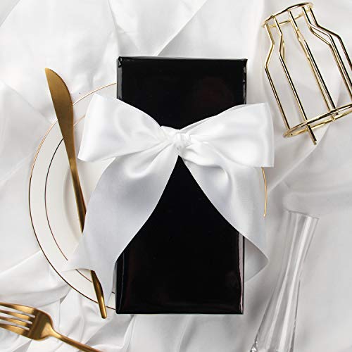Image of RUSPEPA Black Metallic Wrapping Paper - Solid Color Paper Perfect for Wedding, Birthday, Christmas, Baby Shower - 17.5 Inches X 32.8 Feet