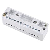 sourcing map 2 Entrée Bloc Bornier Connecteur Distribution Bloc pour Boîte Dosage 12 Sor...