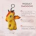 Tui T. Sutherland's - Wings of Fire Dragon Plush Danglers - Sunny & Mystery Dragon Combo Box - Soft Stuffed Animal Dangler Toy - Collectible Dragon Plushies for Kids - 2 Dragons Per Box