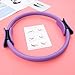 Toddmomy Pilates Ring 15 Inch Yoga Circle Resistance Fitness Accessory for Core Thigh Arm Toning and Balance Training