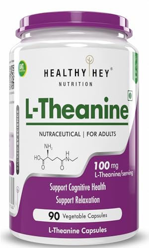63% OFF on HealthyHey L-Theanine 100mg- Support Relaxation - 90 Vegetarian Capsules 63% OFF on HealthyHey L-Theanine 100mg- Support Relaxation - 90 Vegetarian Capsules