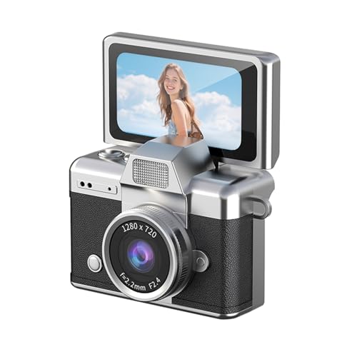 Mini porte-clés caméra avec écran rabattable de 3,7 cm pour enregistrement vidéo discret