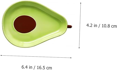 Miniatura 7 de BESTOYARD 3 unids plato de aguacate bandeja mini platos bandejas de frutas contenedores de decoración de frutas platos ensalada postre platos salsa
