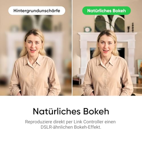 Insta360 Link 2 Schwarz - 4K Webcam für PC/Mac, 1/2"-Sensor – Ansicht 4