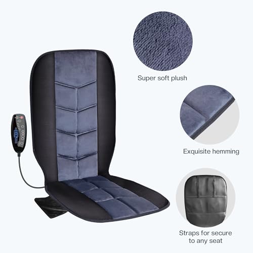Image of CILI Massage Chair Pad,Back Massager with Heat,Massage Seat Cushion with 10 Vibration Motors,30-60-90 Minutes Heating Options,Chair Massager for Office Chair, Home Office Use, Relaxation Gift