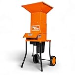 SuperHandy - Electric Leaf Shredder - Steel Construction, 15 Amp 120V AC Motor, 11" Cutting Blades, 0.5" Capacity for Leaves, Lawns and Patio Trimming
