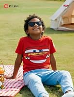 Disney Pixar Cars T-Shirt Kids Red Tee Shirt Boys Lightning McQueen Girls Short Sleeve Tops Comfort Undershirt Children Summer Holiday Hawaiian Jersey Movie Theme Party Graphic Apparel 4-5 Years — image 3