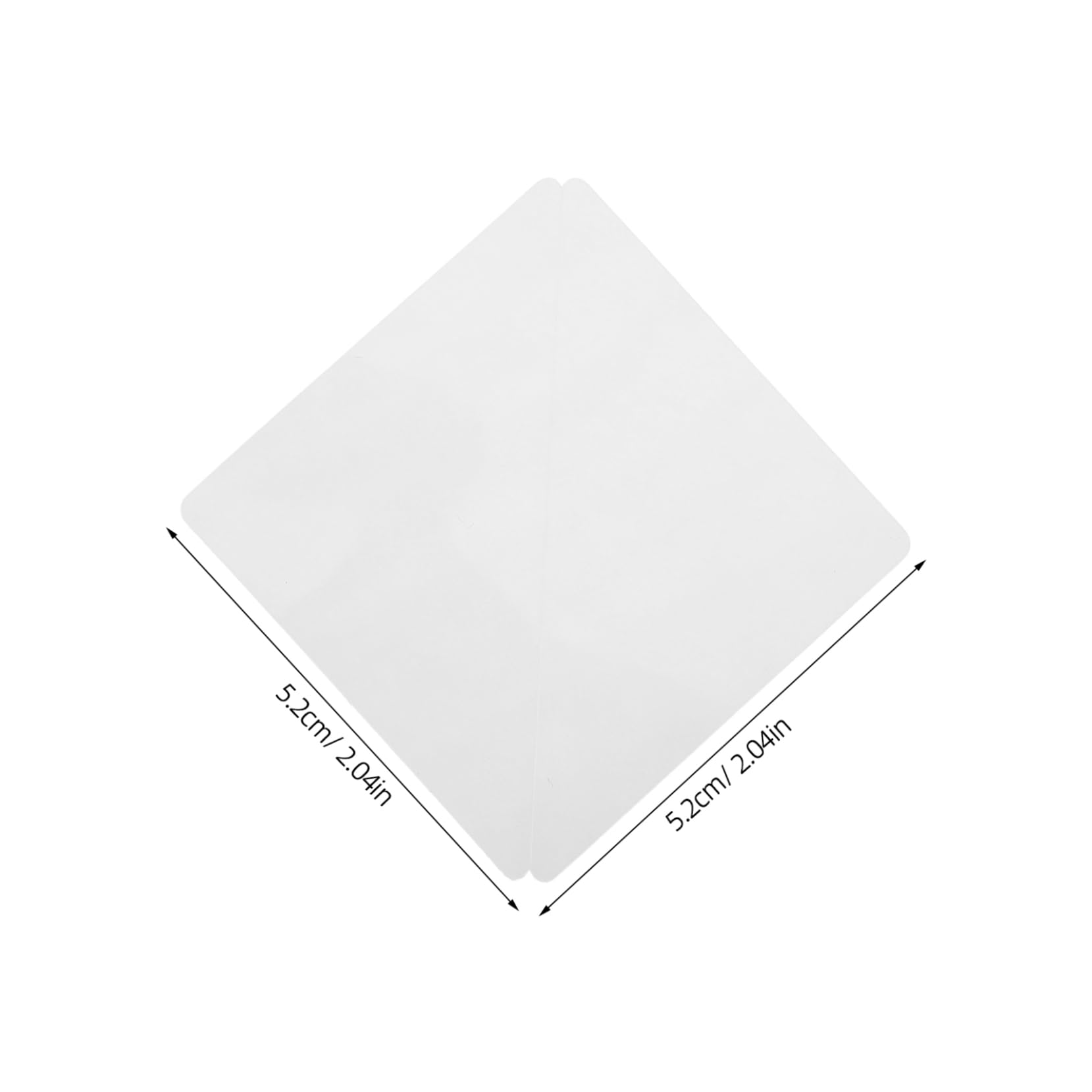 BESPORTBLE 50pcs Collar Stays Adhesive Triangle Shape Collar Protectors Self-adhesive