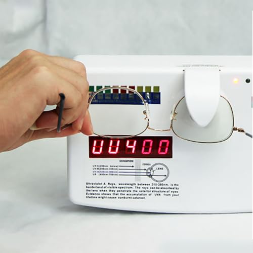 Tester per lenti per rilevamento UV e fotocromatico, attrezzatura essenziale per negozi ottici e centri di formazione optometria