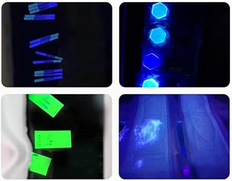 UV Ultraviolet Analyzer, Lab Fluorescence Detector, 254nm/365nm Wavelength, Dark Box with Observation Window for Product Testing