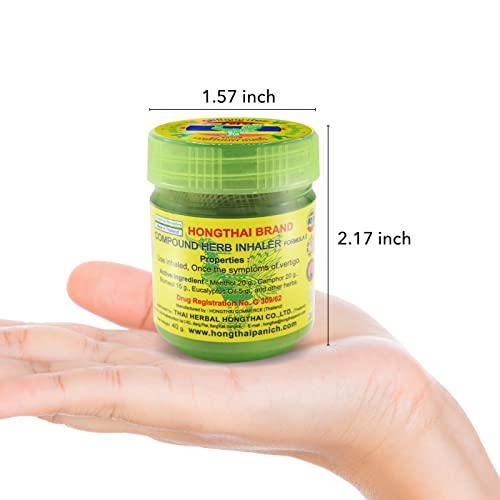 TWIN SWAN Hong thai Inhaler Thailand Traditional Herbal Inhalant (Pack of 2)