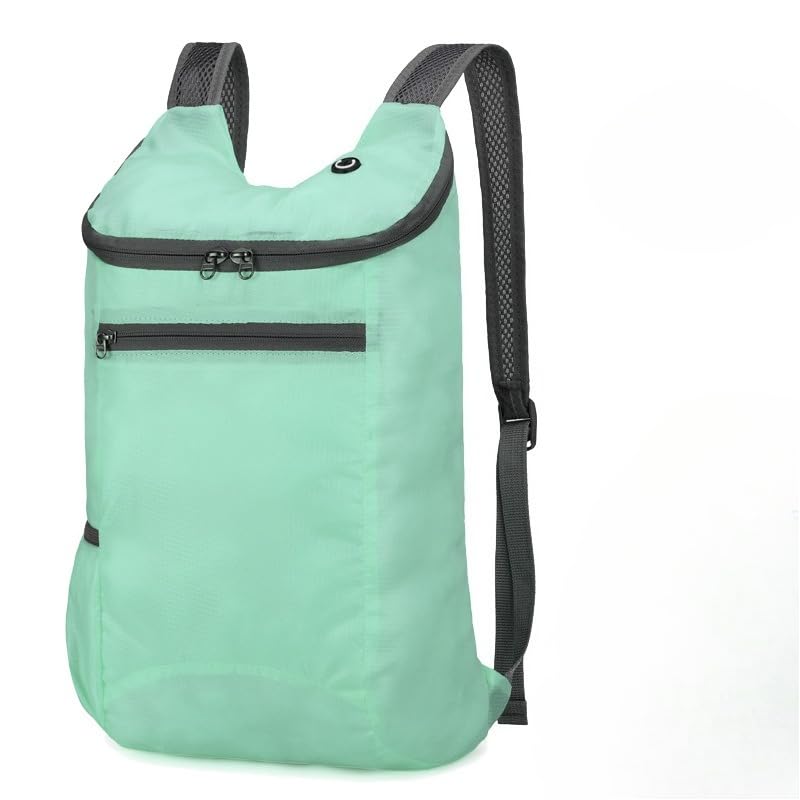 Mochila plegable para senderismo 20L resistente al agua verde miniatura 1