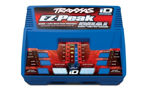 Traxxas EZ-Peak Plus Double Chargeur de modélisme 8 A LiPo, NiMH Minus-Delta-U avec arrêt de Batterie