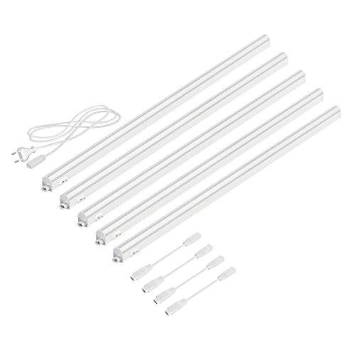 Preisvergleich Produktbild parlat LED Unterbau-Leuchten Rigel, je 87,3cm, 1000lm, weiß, 5er Set