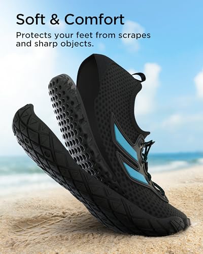 G2RISE Water Shoes Woman Men, Quick Dry & Breathable Barefoot Shoes for Beach, Pool, Sports, Surf & Swim White2