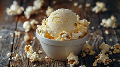 Popcorn Eispaste │ MEGA GESCHMACK │ Pimpe dein Eis uvm mit einer extra Portion Geschmack auf │ Für alle die mehr wollen als langweiliges Eis │ Inhalt 250 g – Bild 7