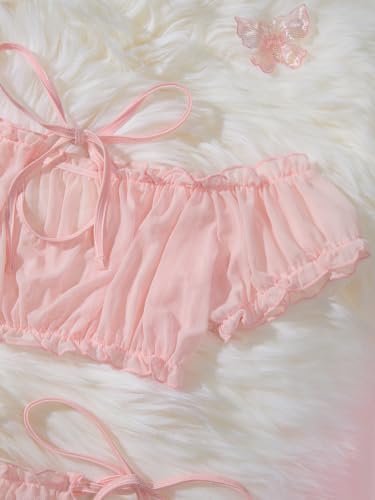 Image of Lilosy Sexy Lingerie Set 2 Piece Women Bra and Panty