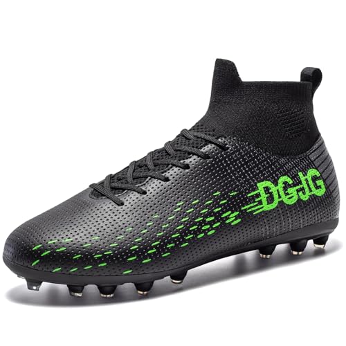 Boys Girls Soccer Cleats High-top Training Soccer Shoes2