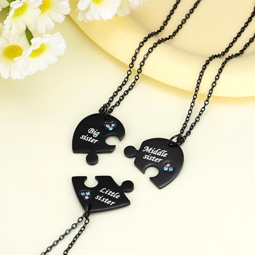 Yonhon Sister Necklace Stainless Steel Matching Keychain for 33